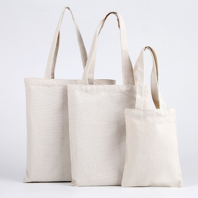 Weißes Medium 8 Segeltuch Tote Bag Unze 50x2.5cm Baumwoll