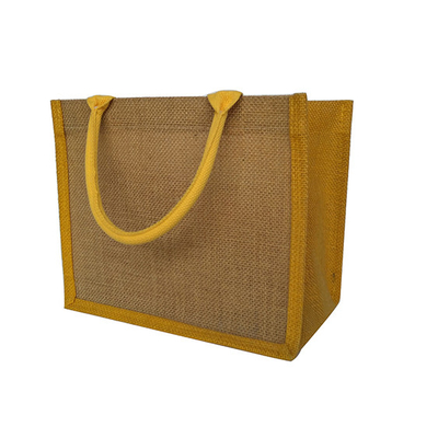Wiederverwendbar keine Einkaufstasche des Druck-30x12x30cm des Jutefaser-380gsm