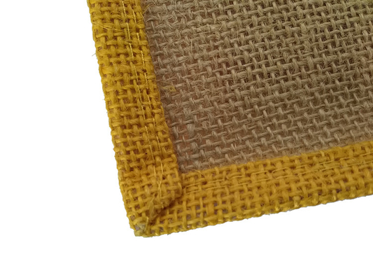 Wiederverwendbar keine Einkaufstasche des Druck-30x12x30cm des Jutefaser-380gsm