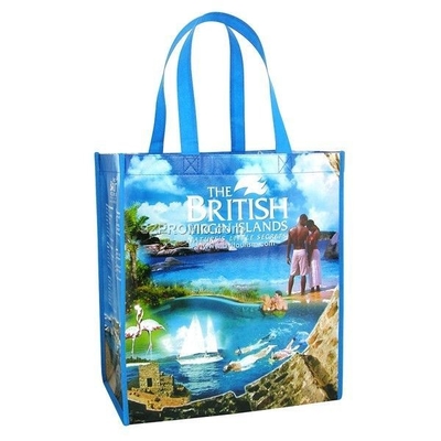 Aufbereitete gesponnene RPET Tasche der Flaschen-30x40x15cm 110gsm