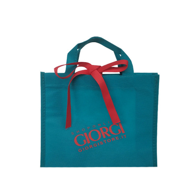 Kleine aufbereitete gesponnene Tasche CMYK 30cm 80gms pp. nicht