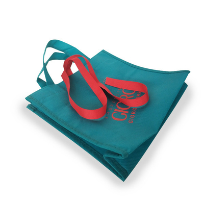 Kleine aufbereitete gesponnene Tasche CMYK 30cm 80gms pp. nicht