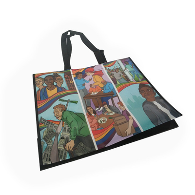 40x30x14cm 3000pcs lamellierten nicht gesponnene Polypropylen-Taschen