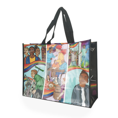40x30x14cm 3000pcs lamellierten nicht gesponnene Polypropylen-Taschen