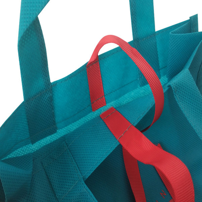 Kleine aufbereitete gesponnene Tasche CMYK 30cm 80gms pp. nicht