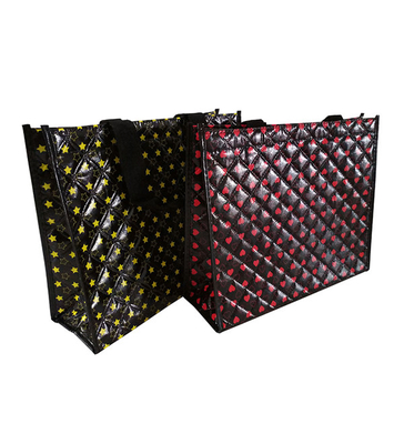3 gesponnene Einkaufstasche der Schicht-50x2.5cm 40x15x30cm 100gsm pp. nicht