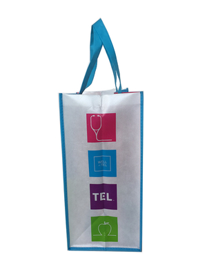 Helle lamelliert behandeln gesponnene Tasche PET SGS 50x2.5cm 9gsm pp. nicht