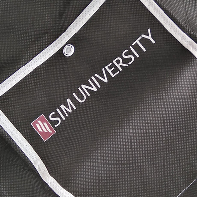 Zugschnur 120gsm nicht gesponnener Tote Bags CMYK 37x10x37cm