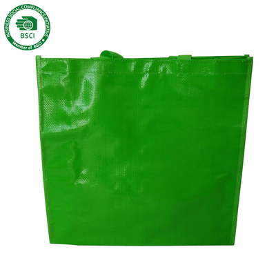 Decken Sie gesponnene Tasche des Plastik70gsm 30x12x39.5cm CMKY Polypropylen mit Ziegeln