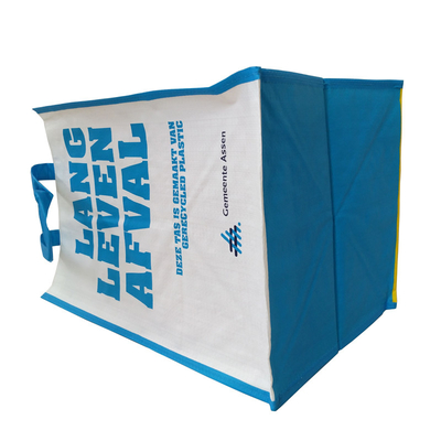 Gesponnene fördernde Taschen des Blau-35x30x39.5cm 100gsm