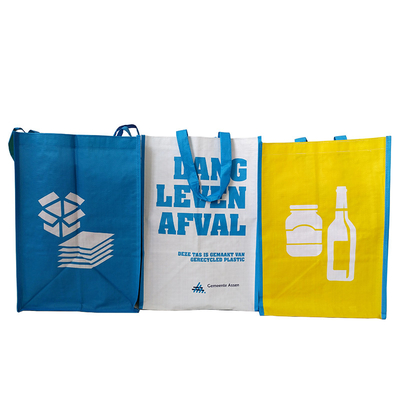 Gesponnene fördernde Taschen des Blau-35x30x39.5cm 100gsm