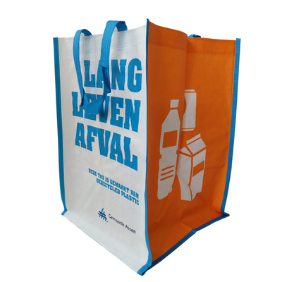Gesponnene fördernde Taschen des Blau-35x30x39.5cm 100gsm