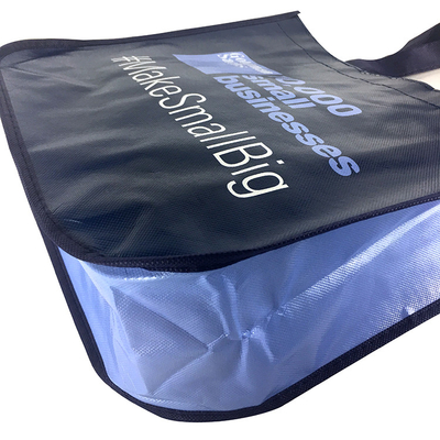 35x15x40cm CMYK gesponnene Taschen Polypropylen-120gsm mit Griffen