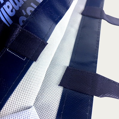 35x15x40cm CMYK gesponnene Taschen Polypropylen-120gsm mit Griffen