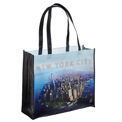 Aufbereitete RPET 50x2.5cm gesponnene Tasche SGS 100gsm Polypropylen