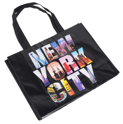 Aufbereitete RPET 50x2.5cm gesponnene Tasche SGS 100gsm Polypropylen
