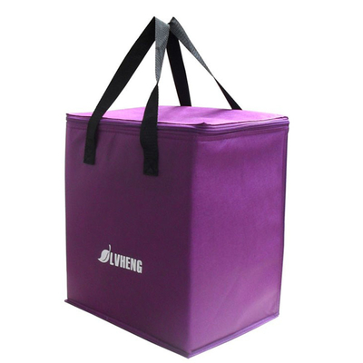 Nicht gesponnener Wein 20x15x20cm 80gsm 2mm EPE isolierte Kühltasche