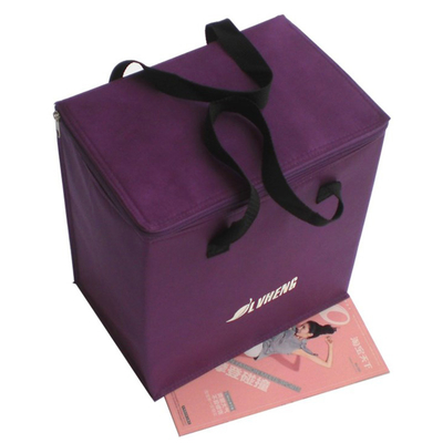 Nicht gesponnener Wein 20x15x20cm 80gsm 2mm EPE isolierte Kühltasche