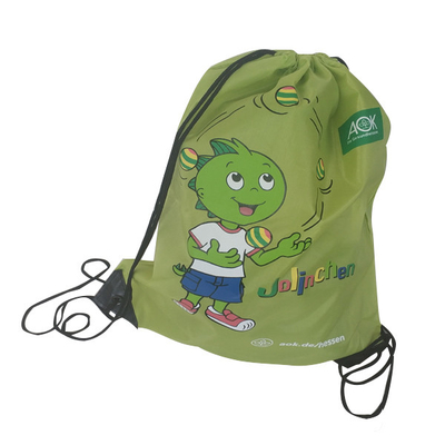 Freundliche Zugschnur-Taschen des Polyester-CMYK 34x45cm 210D Eco