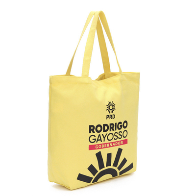 Geometrische gelbe 8 Baumwolle Unze 40x11x34.5cm bereitet Tasche auf