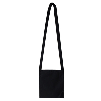 10OZ schwärzen 1 Farbe 190T 25X27cm, die Baumwolle Tasche aufbereitet