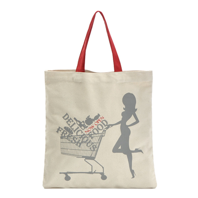 Baumwolle freien Raumes 33x40cm Supermarkt ODM 6oz bereitet Tasche auf