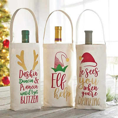1 Baumwolle Wein-Flasche Soems 8 Unze 60x2.5cm bereitet Tasche auf