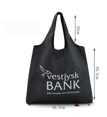 1 Farbdruck-Polyester 40cmx60cm 190T, die Tote Bag falten