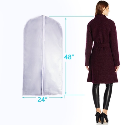 Weißer nichtgewebter 120x52cm CMYK PEVA Taschen-Anzug der Schließungs-Kleid