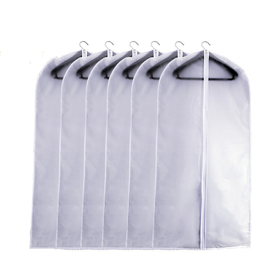 Weißer nichtgewebter 120x52cm CMYK PEVA Taschen-Anzug der Schließungs-Kleid