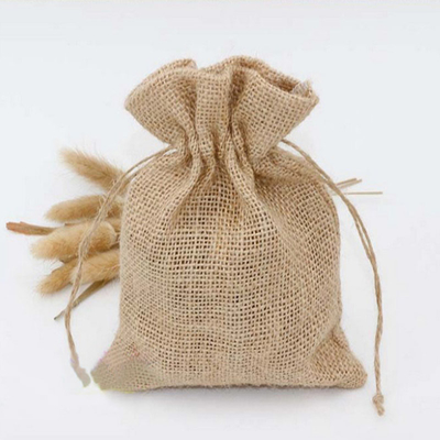 Schnur-Jutefaser-Einkaufstasche der Zugschnur-20cm 50cm
