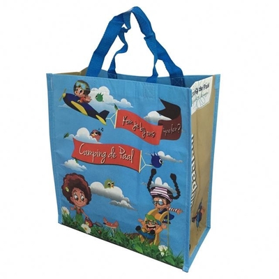 4 Tasche des Farbdruck-2.5x60cm 30x10x40cm 120gsm RPET