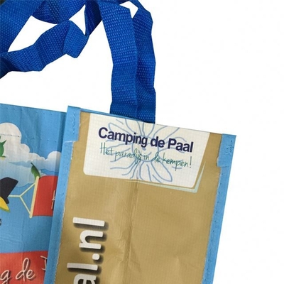 4 Tasche des Farbdruck-2.5x60cm 30x10x40cm 120gsm RPET