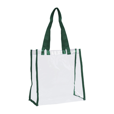 Farbige Kunststoffgriff-Totalisator 30x10x37cm CMYK PVC-Bleistift-Tasche