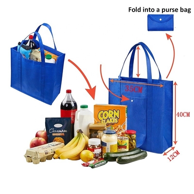 Supermarkt behandelt 30cm 40x40x10cm faltbare nicht gesponnene Tasche