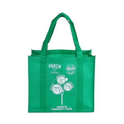 Supermarkt behandelt 30cm 40x40x10cm faltbare nicht gesponnene Tasche
