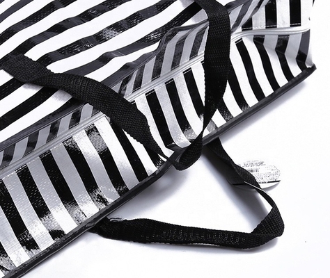 Große lamellierte gesponnene Tasche 100pcs 80gsm RoHS Polypropylen