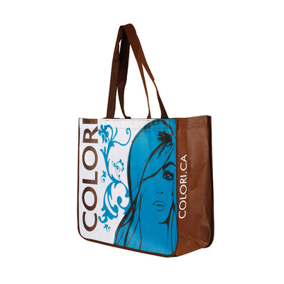 RPET 60X3cm 30g CMYK BOPP lamellierte pp. gesponnene Taschen