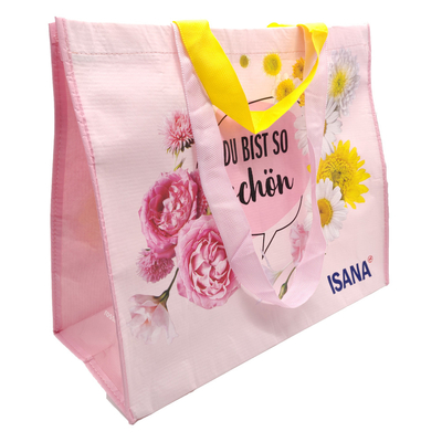RPET 60X3cm 30g CMYK BOPP lamellierte pp. gesponnene Taschen
