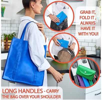 Freundliche 35X40X15cm CMYK 50pcs faltbare nicht gesponnene Tasche Eco